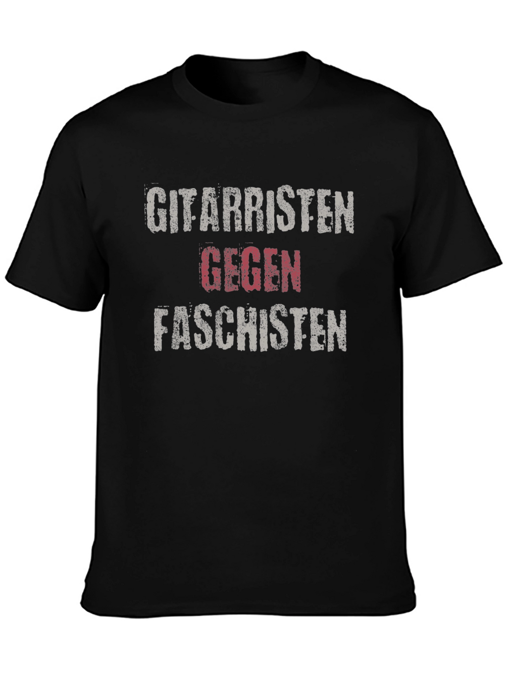 Gitarristen Gegen Faschisten Black Graphic Tee