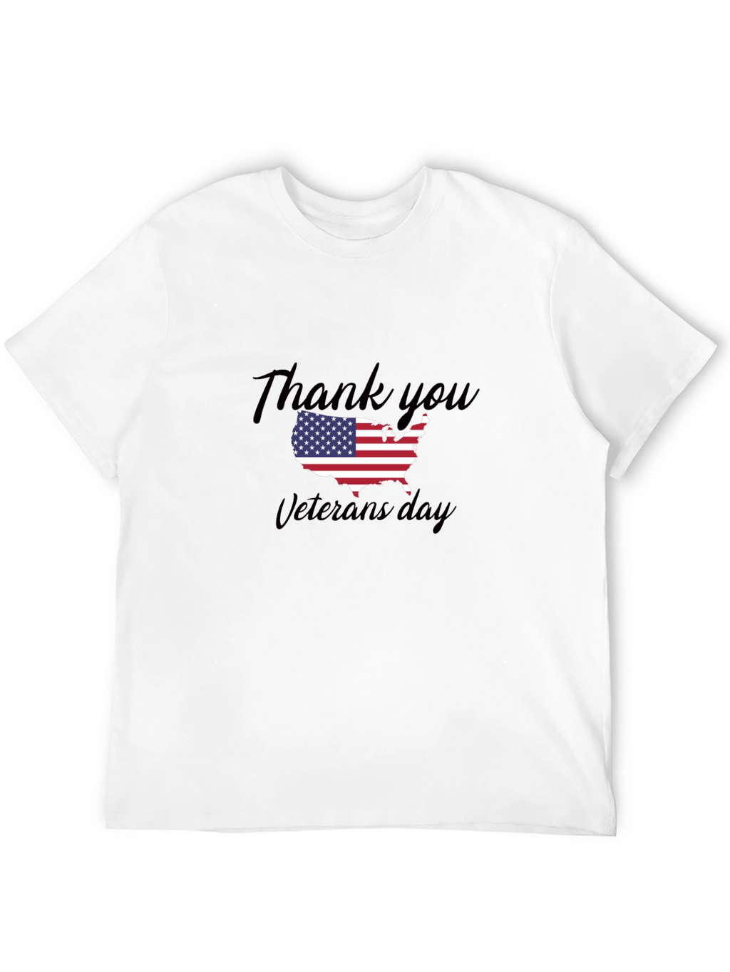 Thank You Veterans Day USA Flag T-Shirt