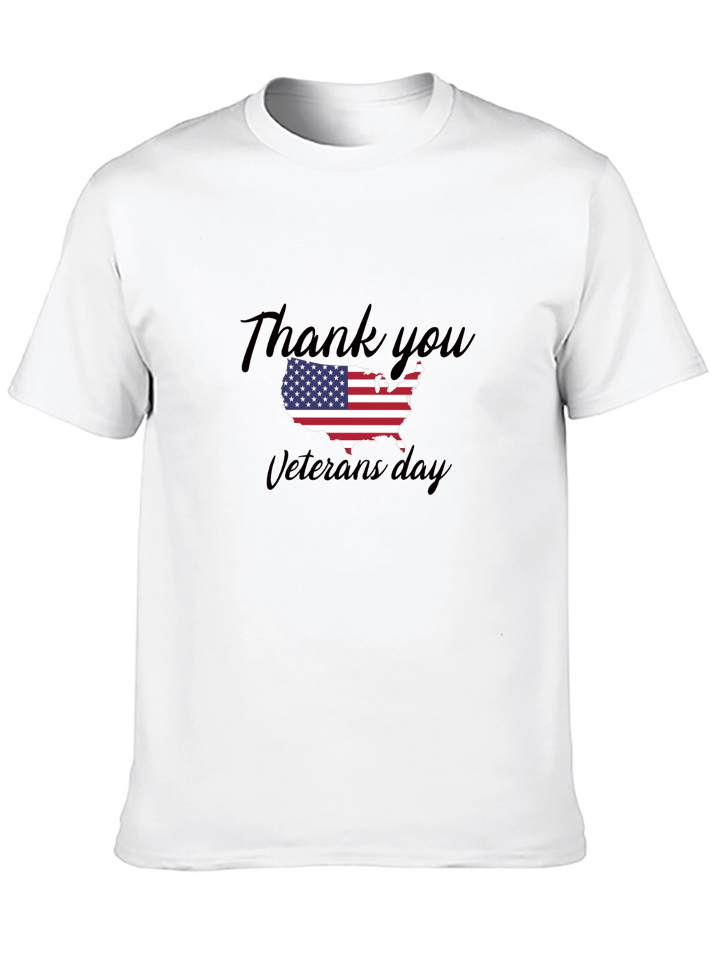 Thank You Veterans Day USA Flag T-Shirt