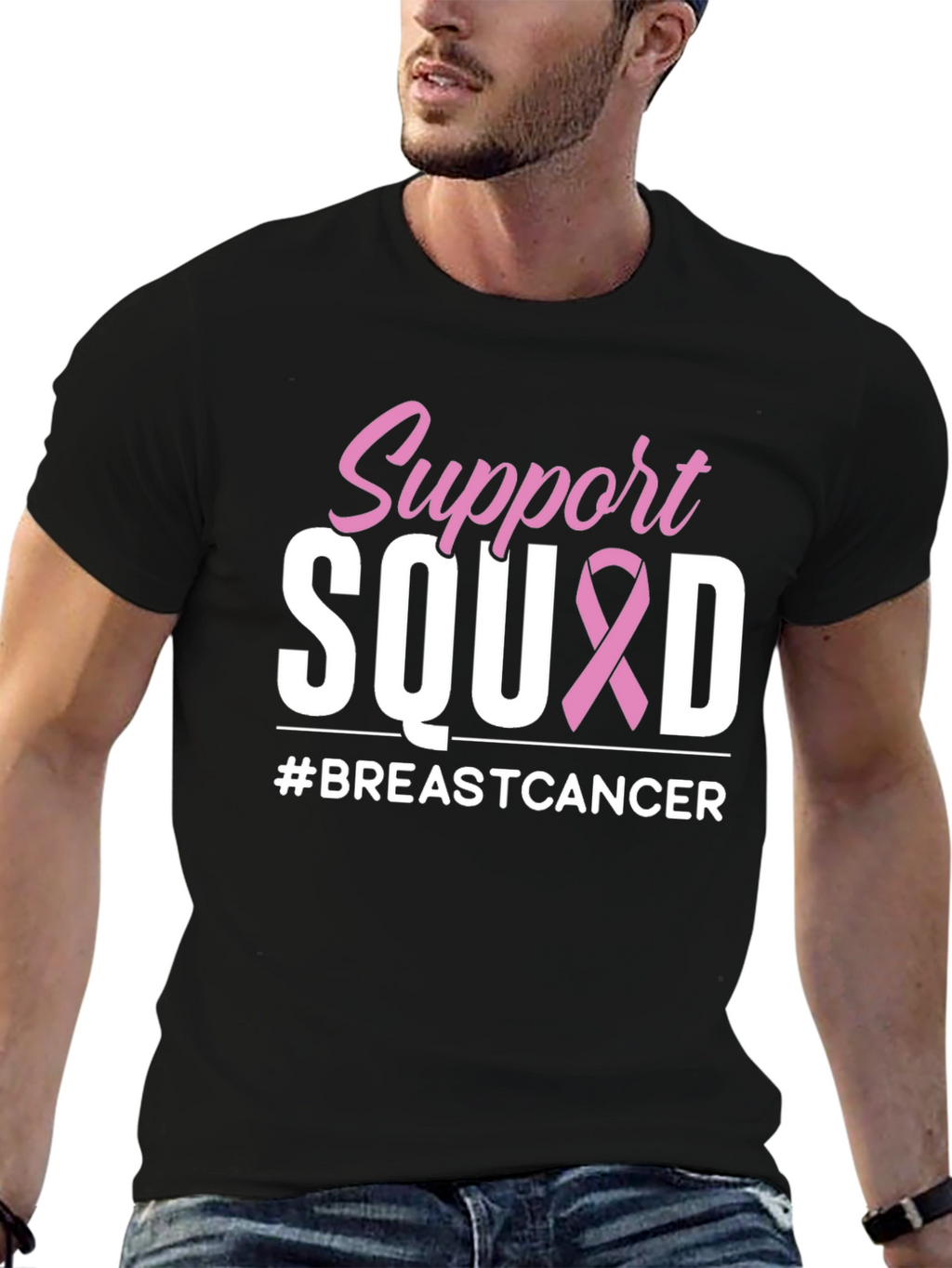 Support Squad Breast Cancer Awareness T-Shirt