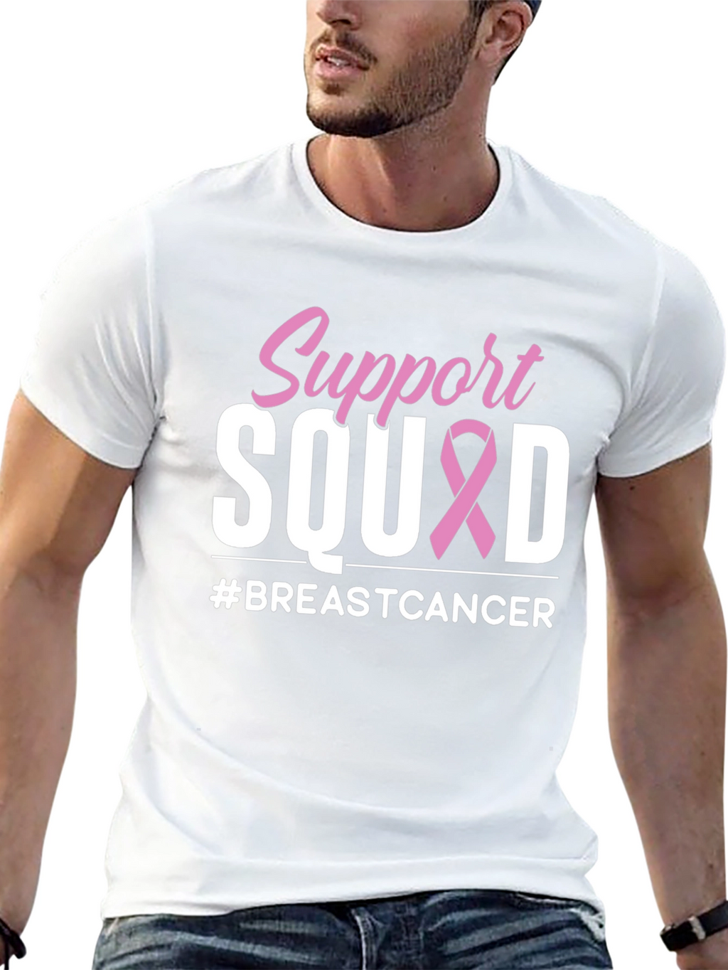 Support Squad Breast Cancer Awareness T-Shirt