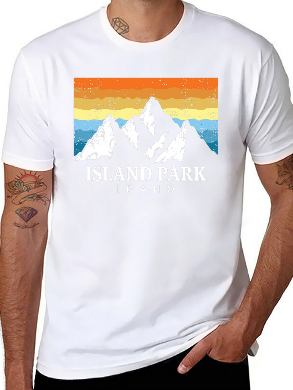 Island Park Idaho Graphic Tee - Mountainscape Design