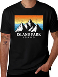 Island Park Idaho Graphic Tee - Mountainscape Design