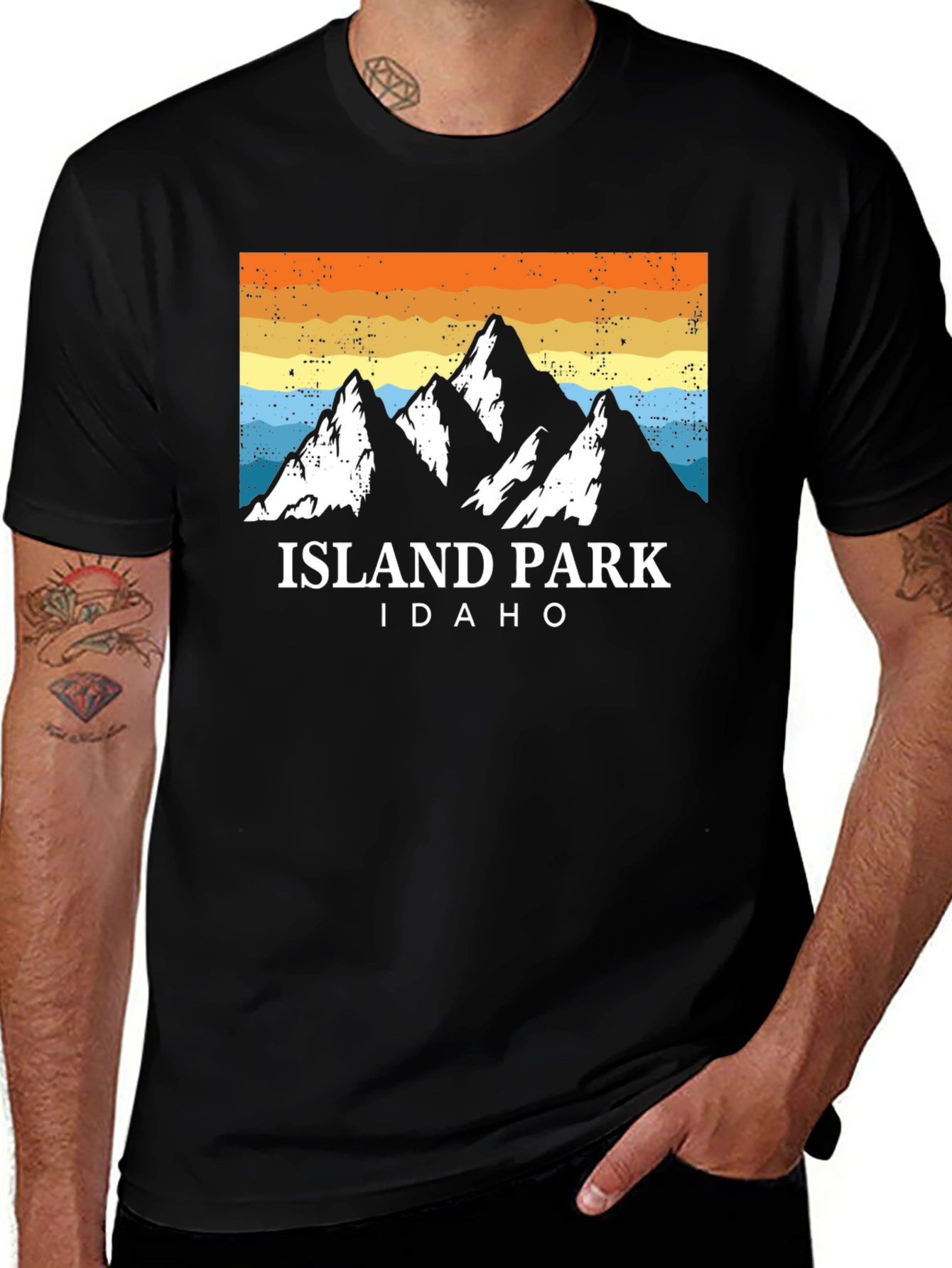 Island Park Idaho Graphic Tee - Mountainscape Design