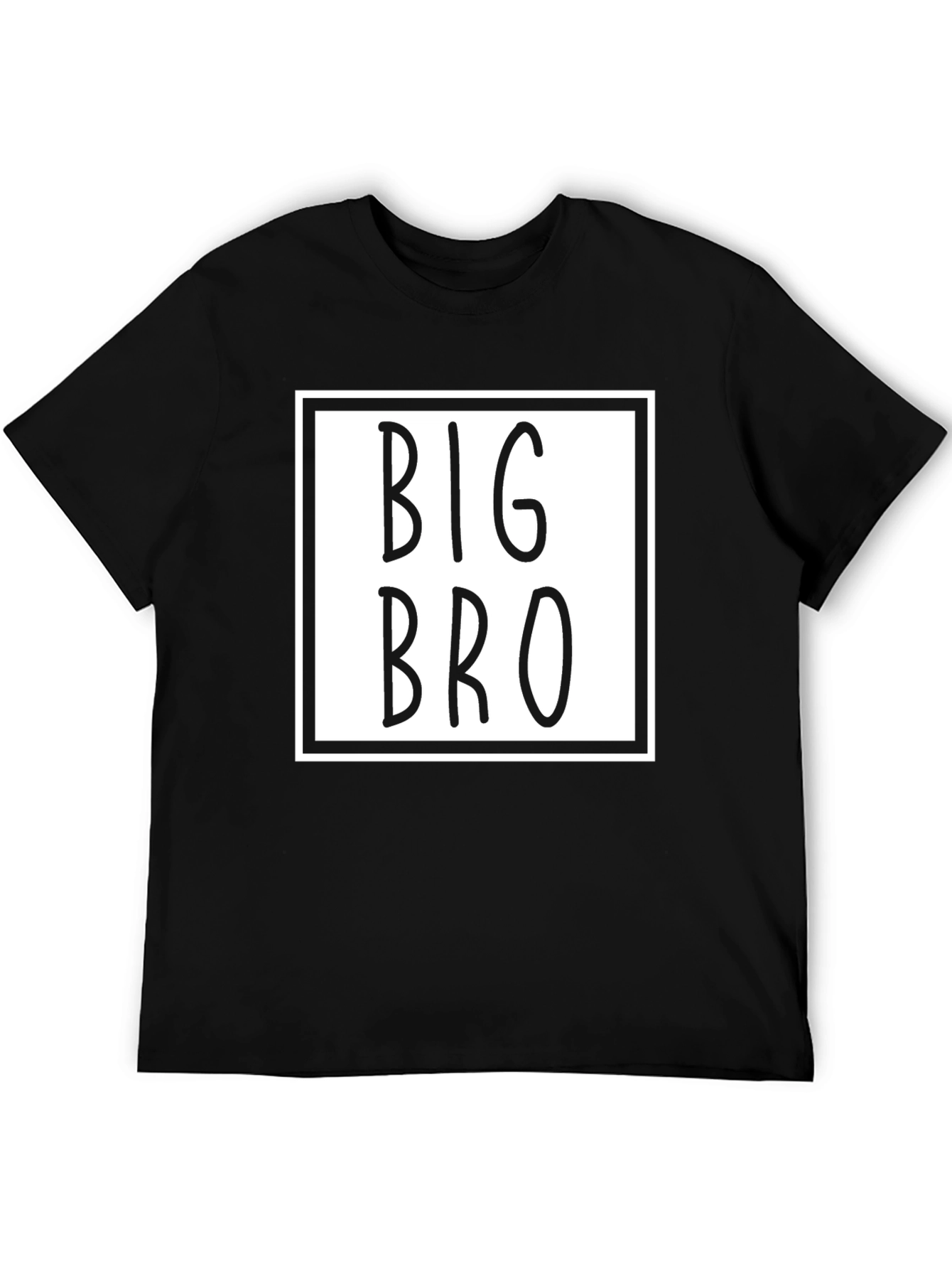 Big Bro Graphic T-Shirt - Black Cotton Tee