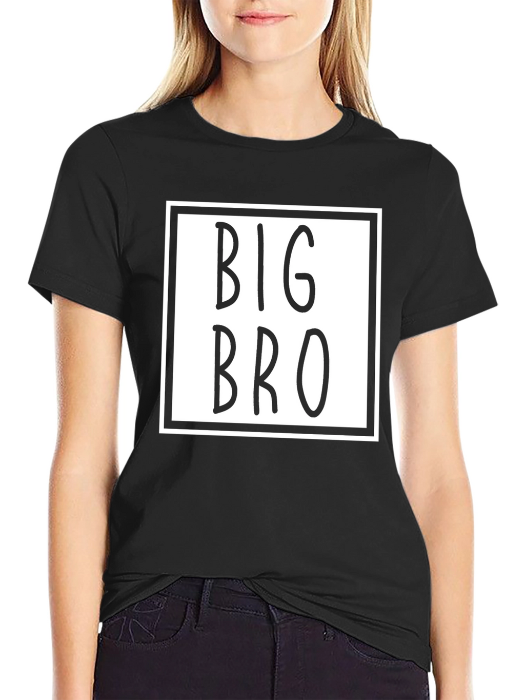 Big Bro Graphic T-Shirt - Black Cotton Tee