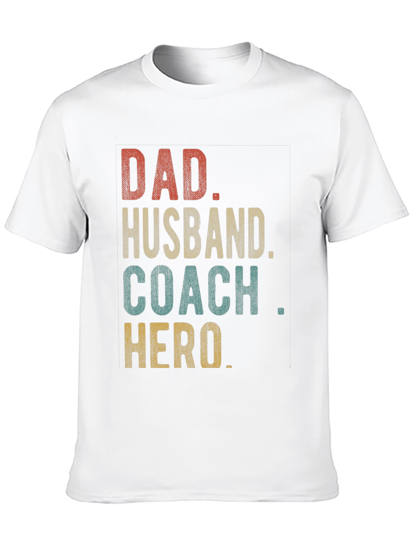 Dad Husband Coach Hero Graphic Tee