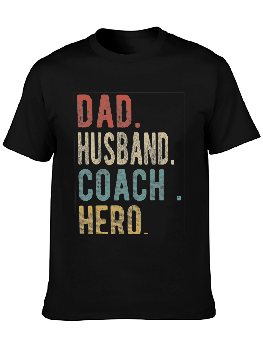 Dad Husband Coach Hero Graphic Tee