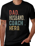 Dad Husband Coach Hero Graphic Tee
