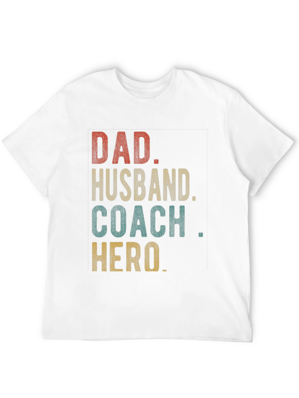 Dad Husband Coach Hero Graphic Tee