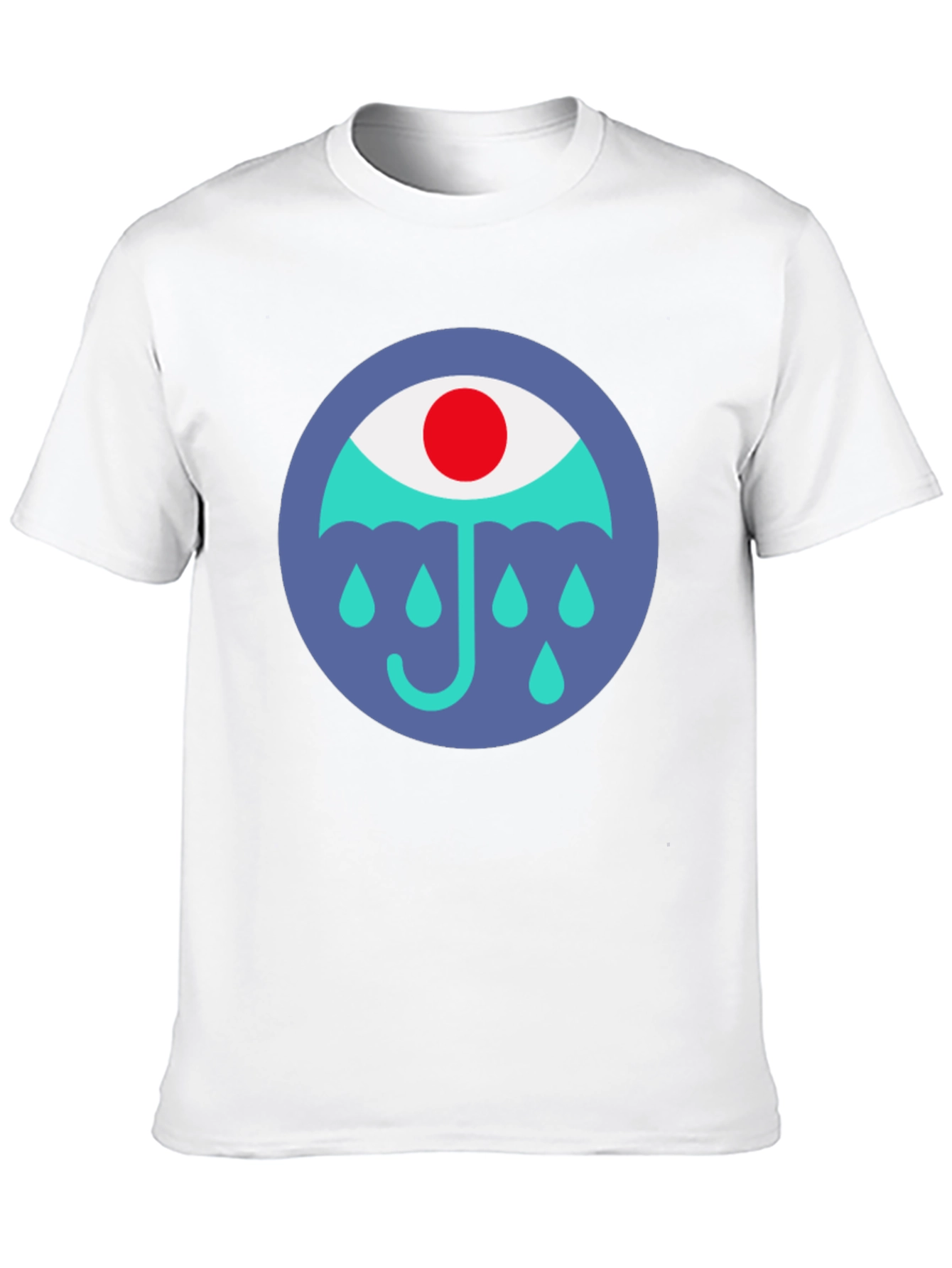 Eye Umbrella Graphic Black T-Shirt