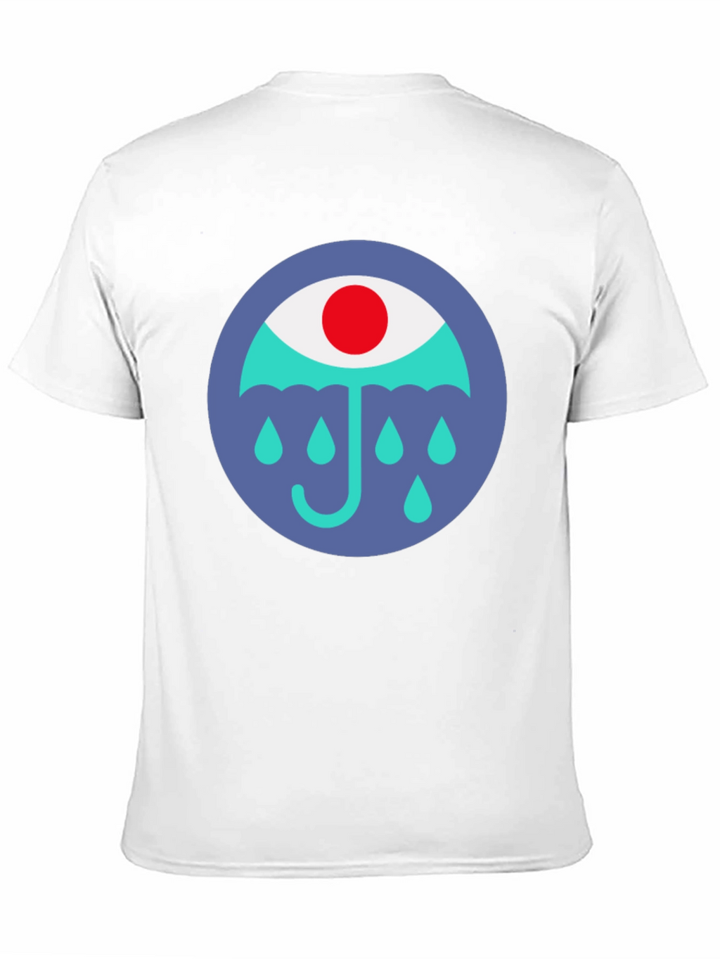 Eye Umbrella Graphic Black T-Shirt