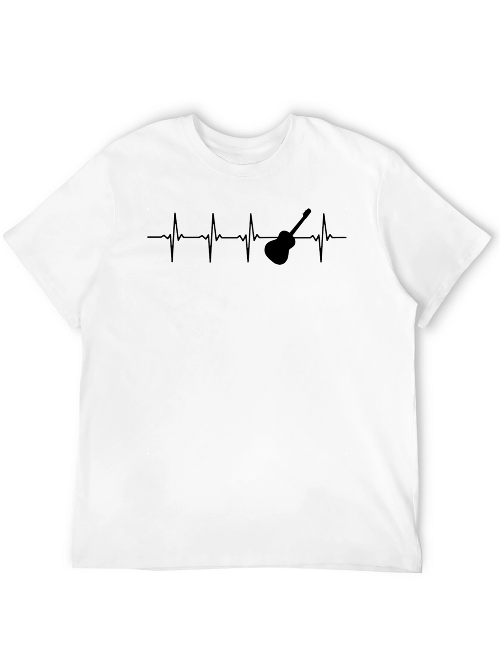 Guitar Heartbeat T-Shirt - Music Lover Tee