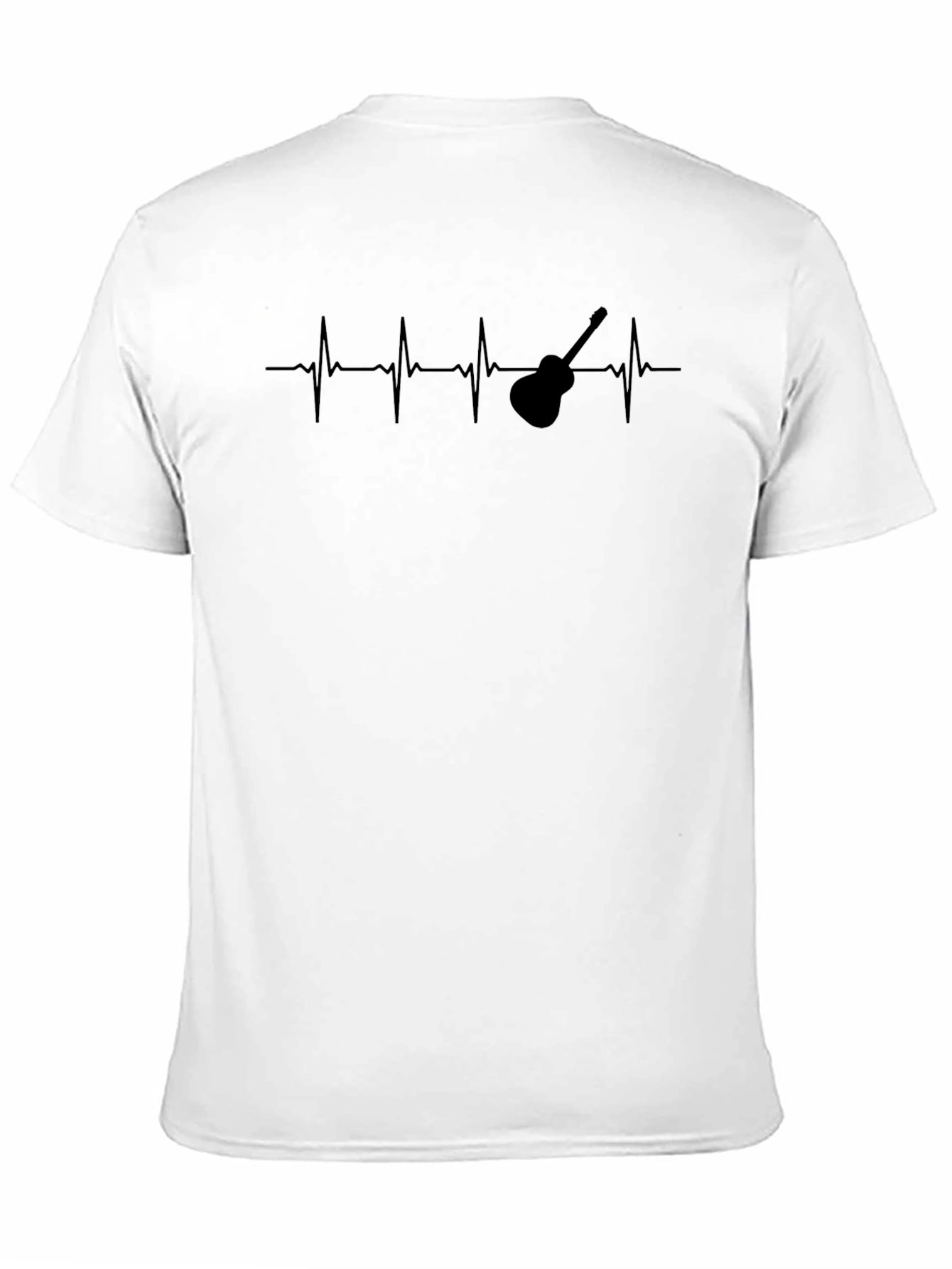 Guitar Heartbeat T-Shirt - Music Lover Tee