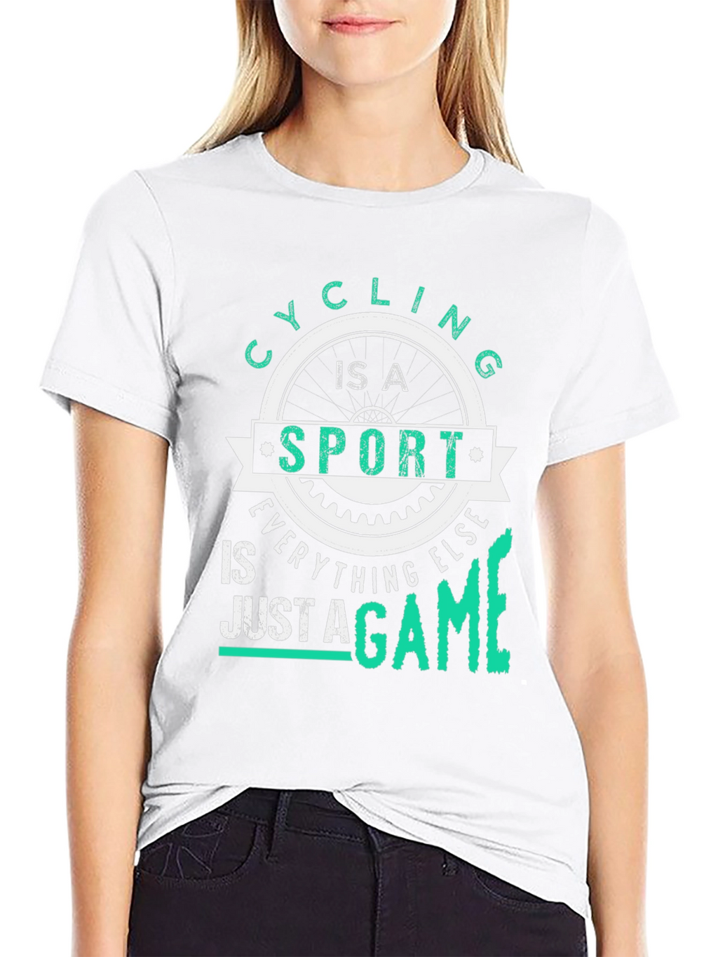 Cycling Is A Sport Graphic T-Shirt