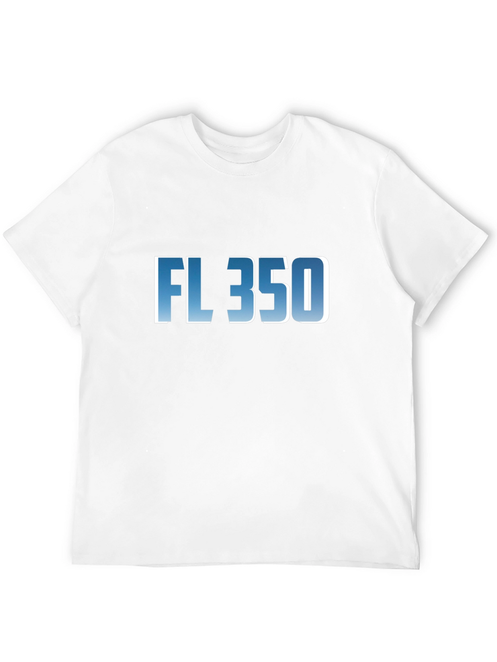 FL 350 Graphic T-Shirt - Cool Blue Fade Design