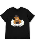 Russian Sound Bear Graphic T-Shirt