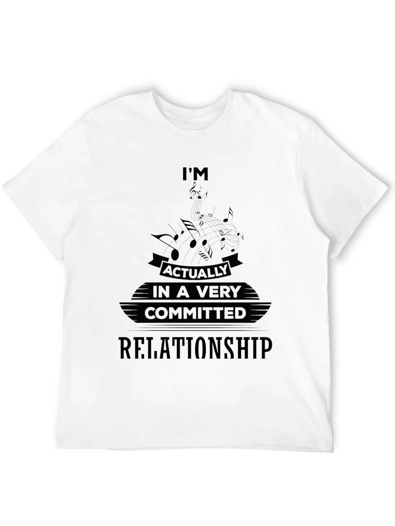 Committed Relationship Music Graphic T-Shirt
