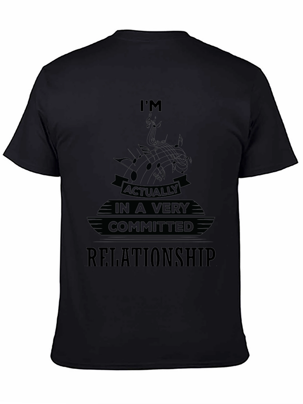 Committed Relationship Music Graphic T-Shirt