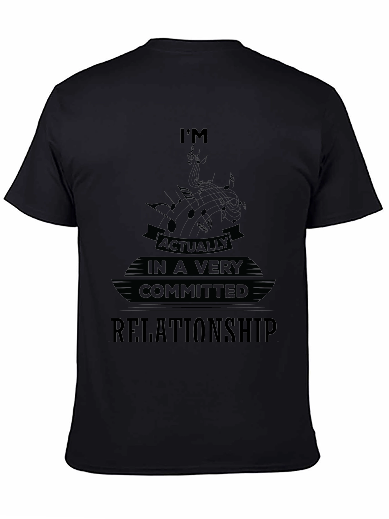 Committed Relationship Music Graphic T-Shirt