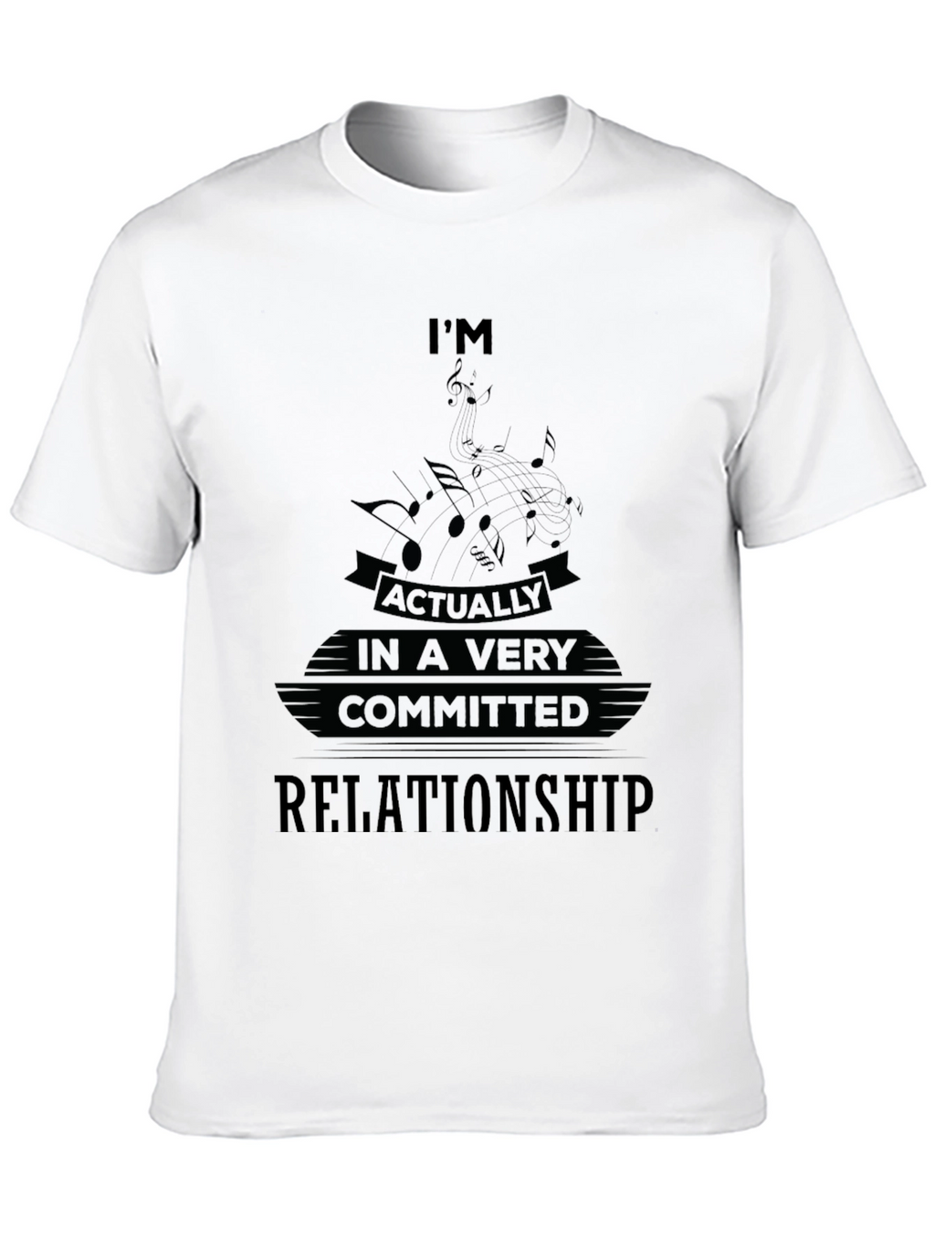 Committed Relationship Music Graphic T-Shirt