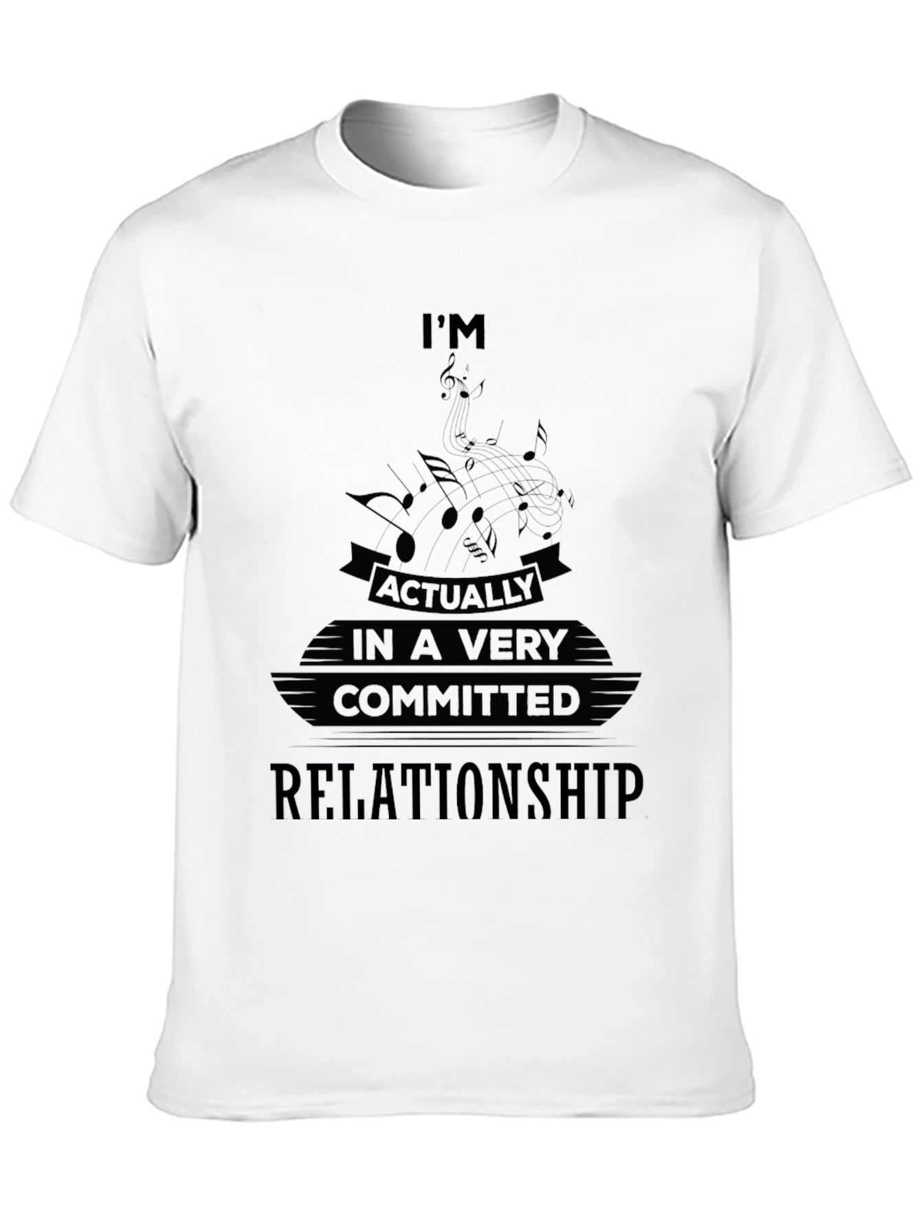 Committed Relationship Music Graphic T-Shirt