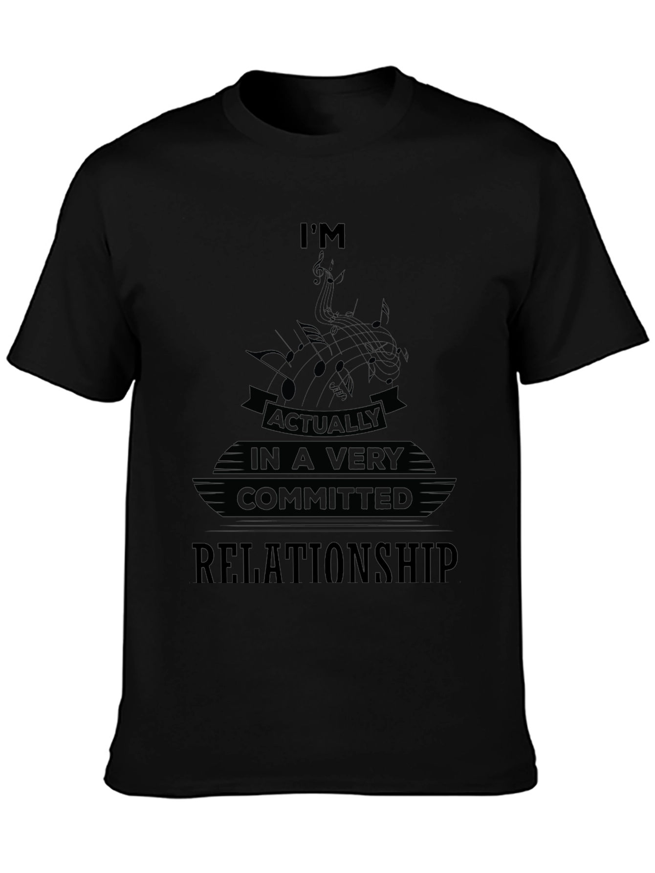 Committed Relationship Music Graphic T-Shirt