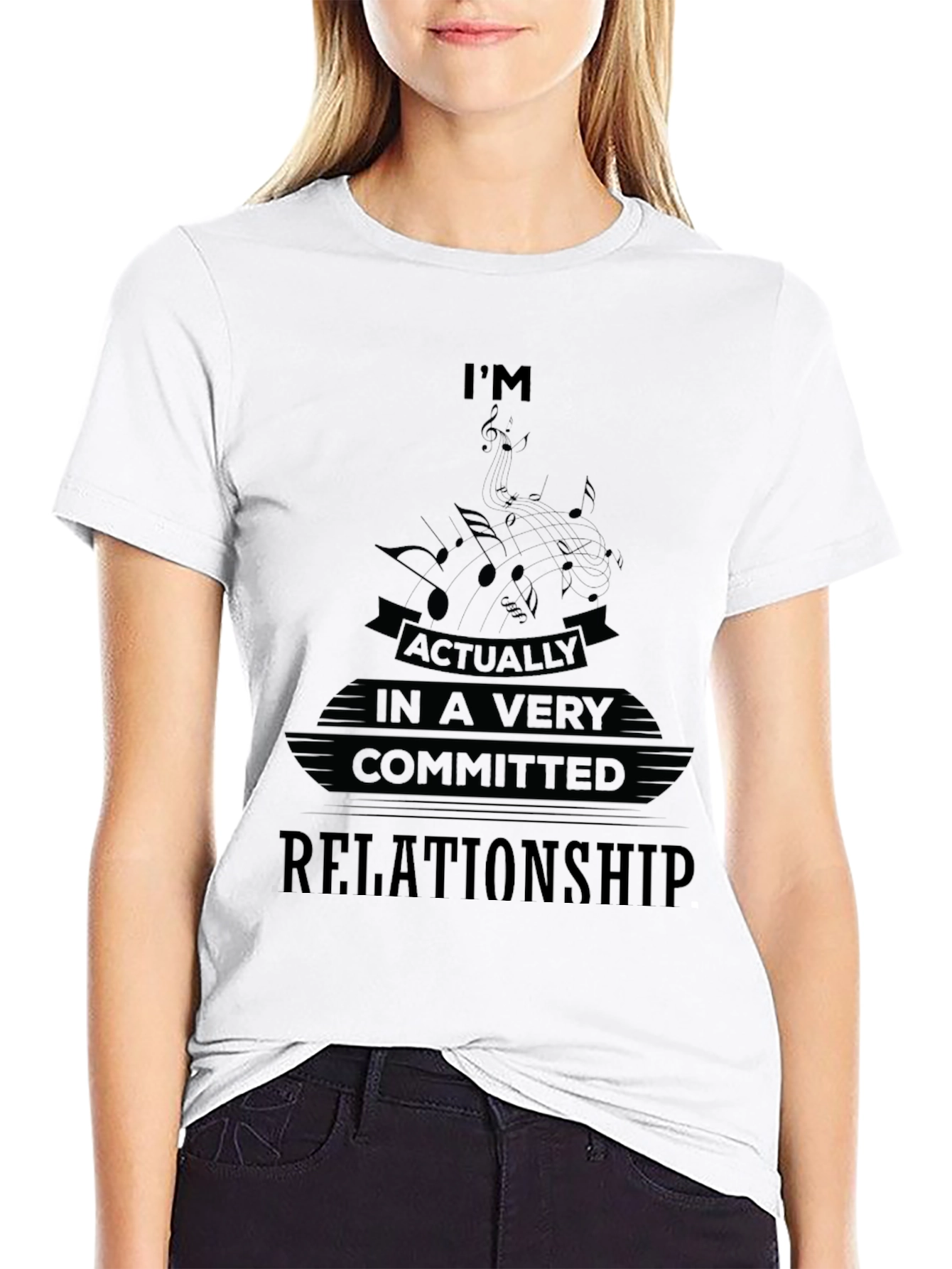 Committed Relationship Music Graphic T-Shirt