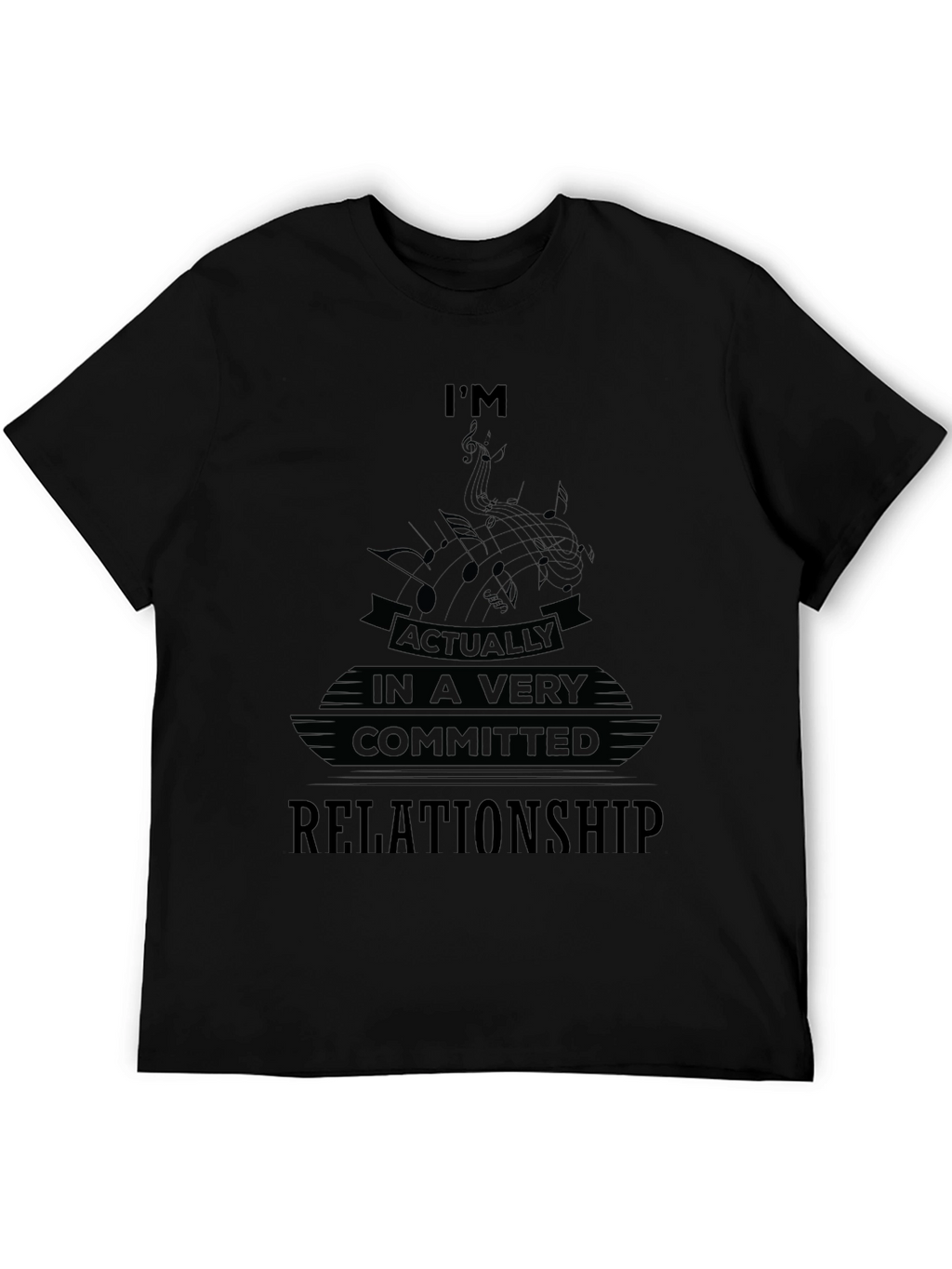 Committed Relationship Music Graphic T-Shirt