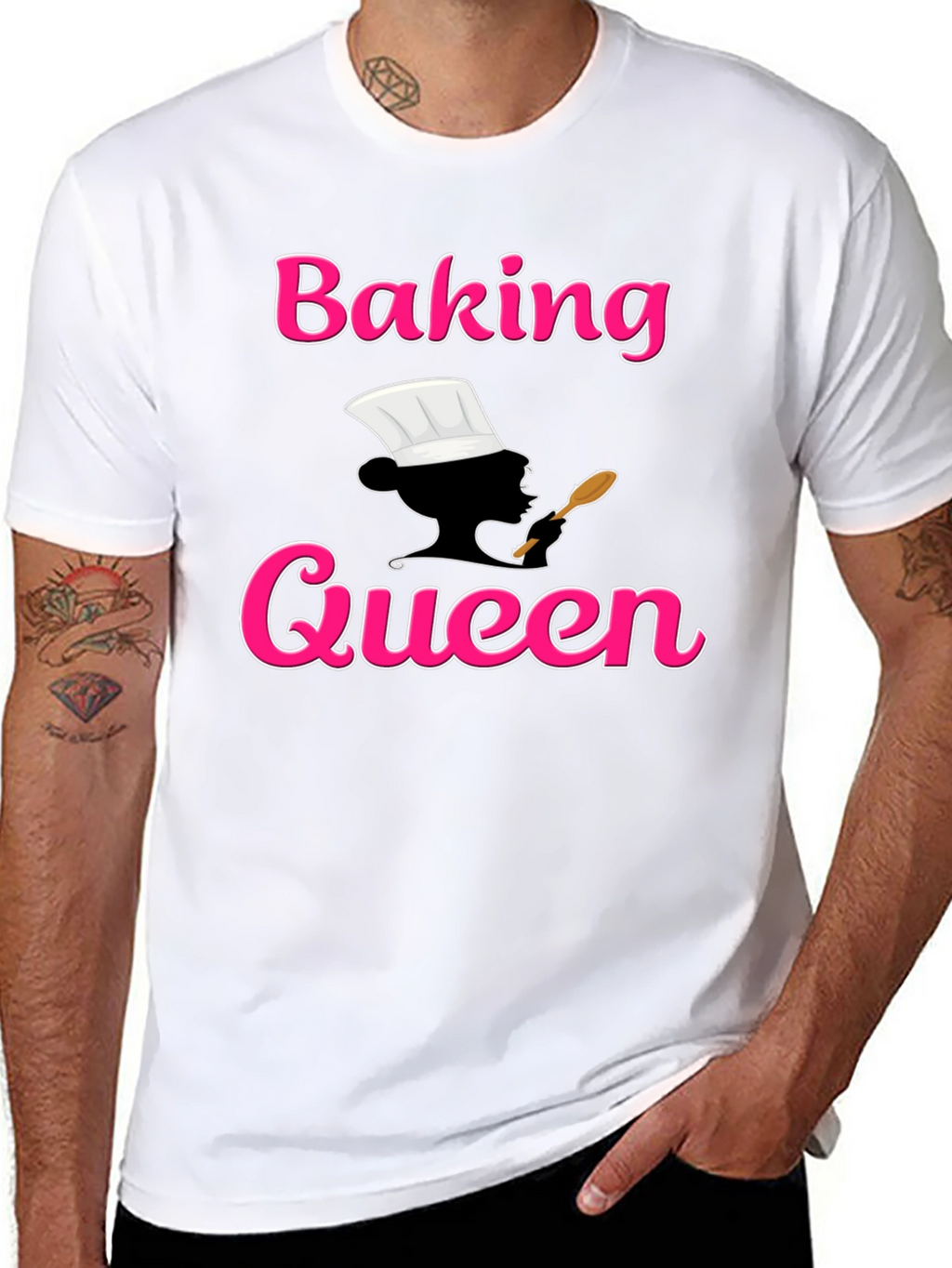 Baking Queen T-Shirt - Stylish Chef Tee
