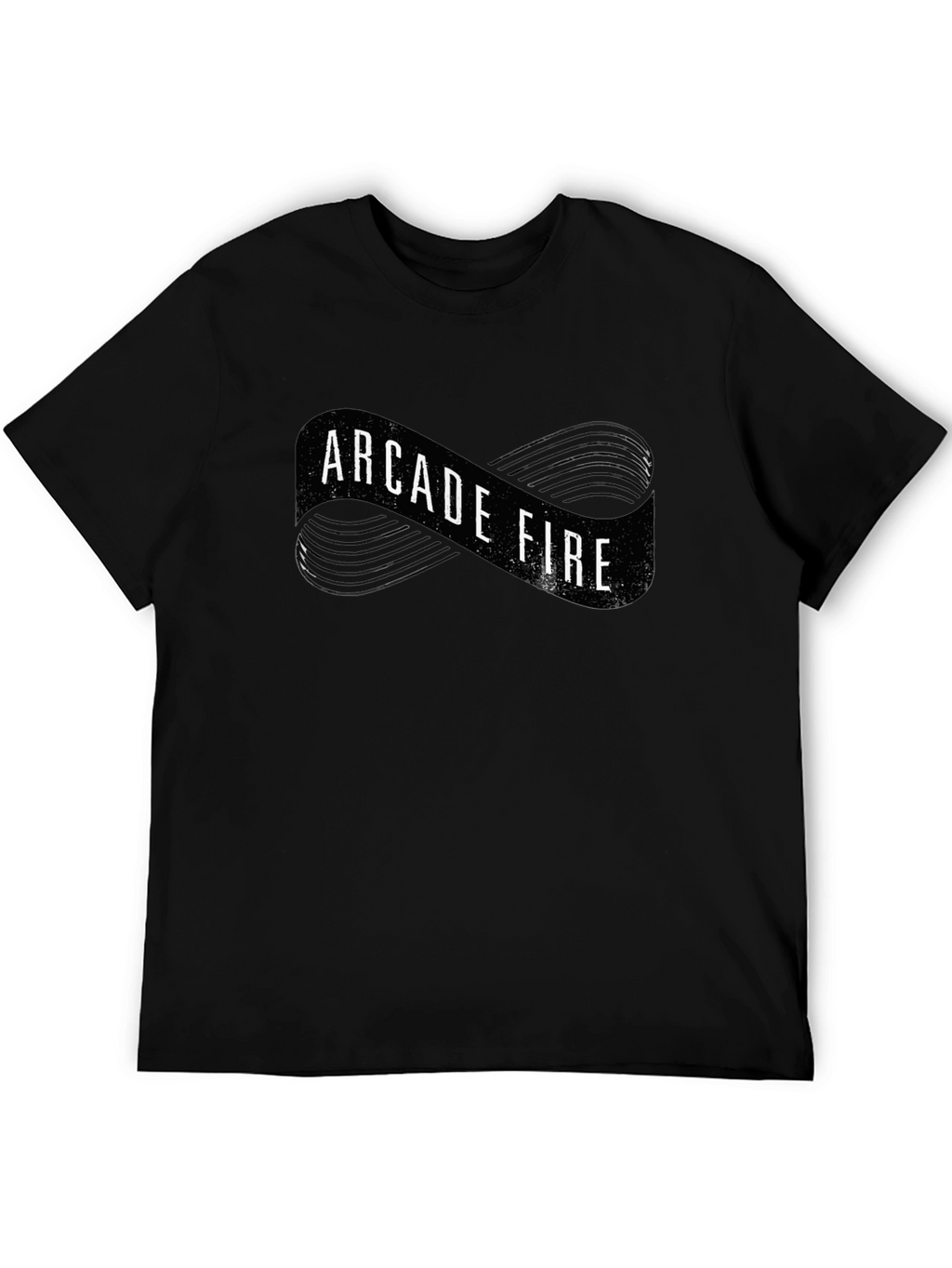 Arcade Fire Infinity Symbol Black T-Shirt