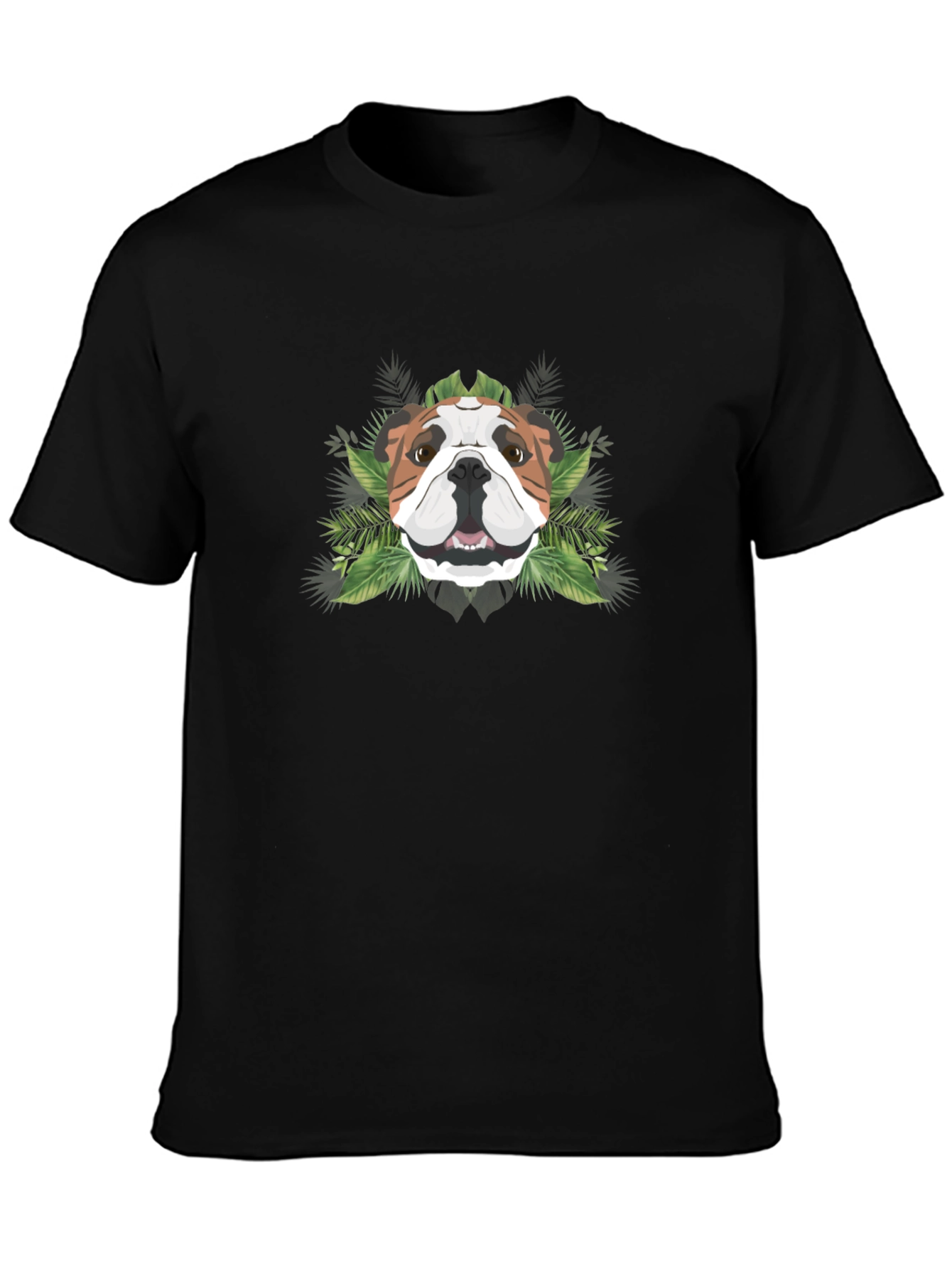 Bulldog Tropical Graphic Tee