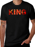 King Graphic Print Tee - Bold Statement