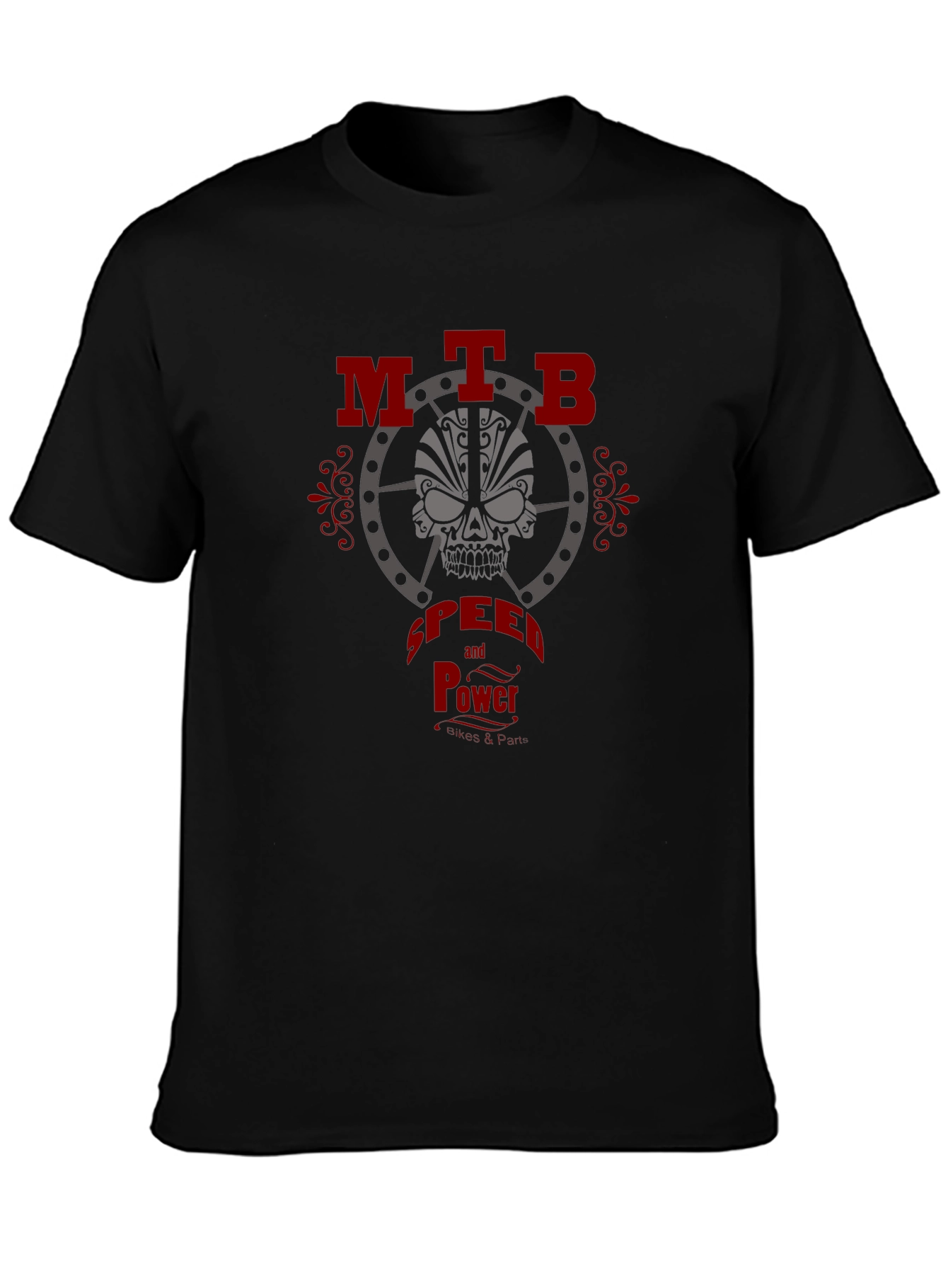 MTB Speed & Power Graphic Tee - Black