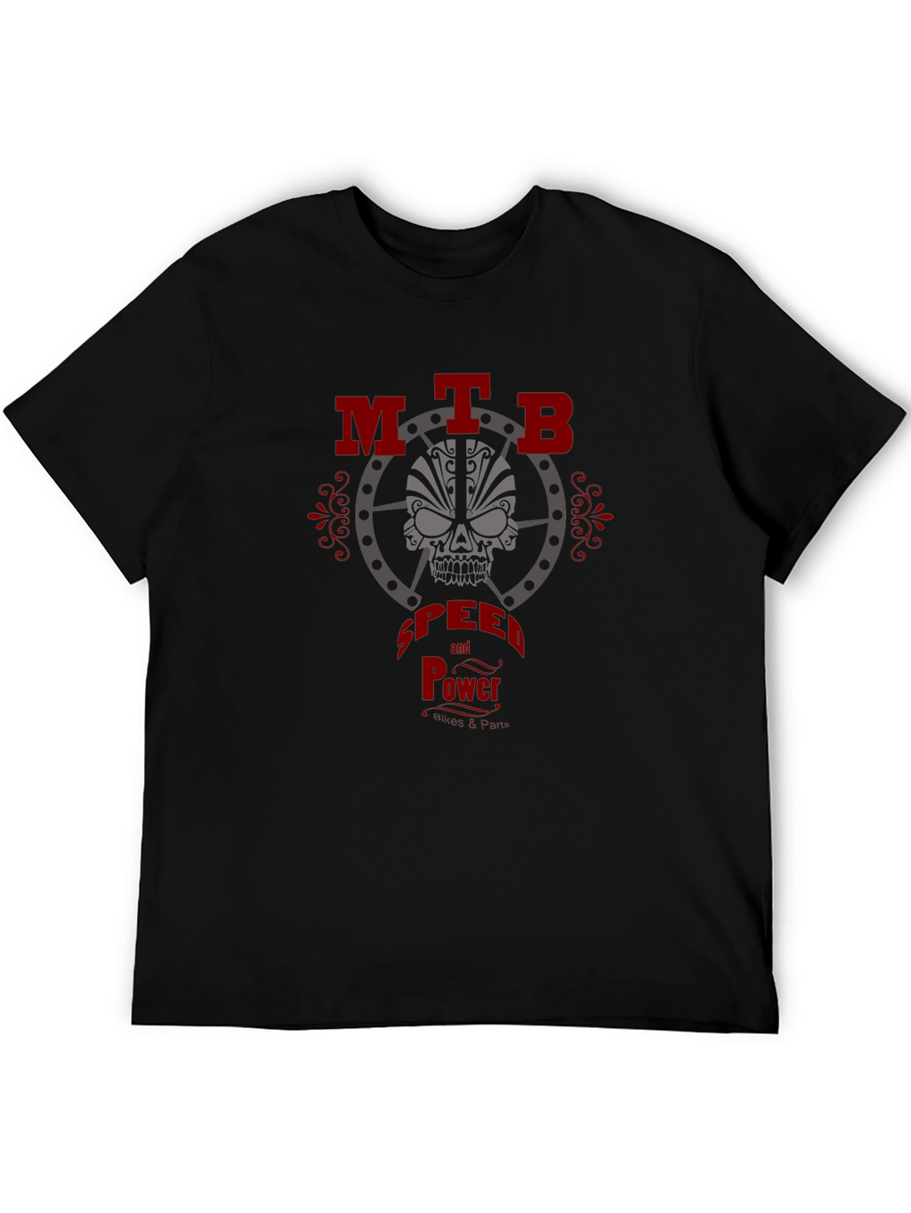 MTB Speed & Power Graphic Tee - Black