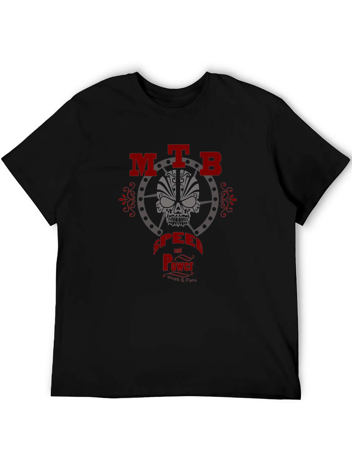 MTB Speed & Power Graphic Tee - Black