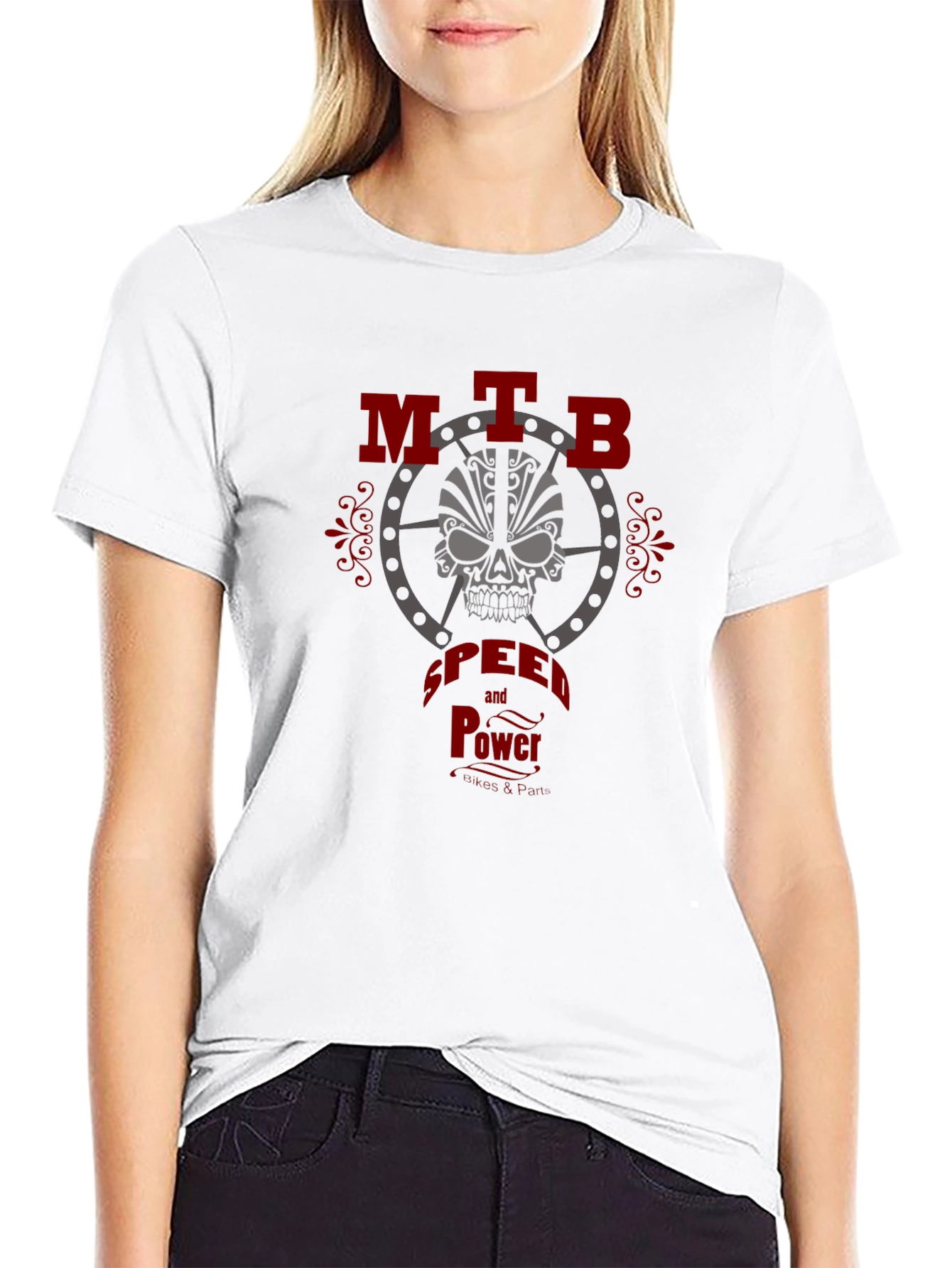 MTB Speed & Power Graphic Tee - Black