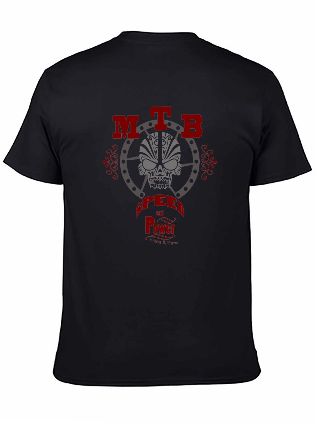 MTB Speed & Power Graphic Tee - Black