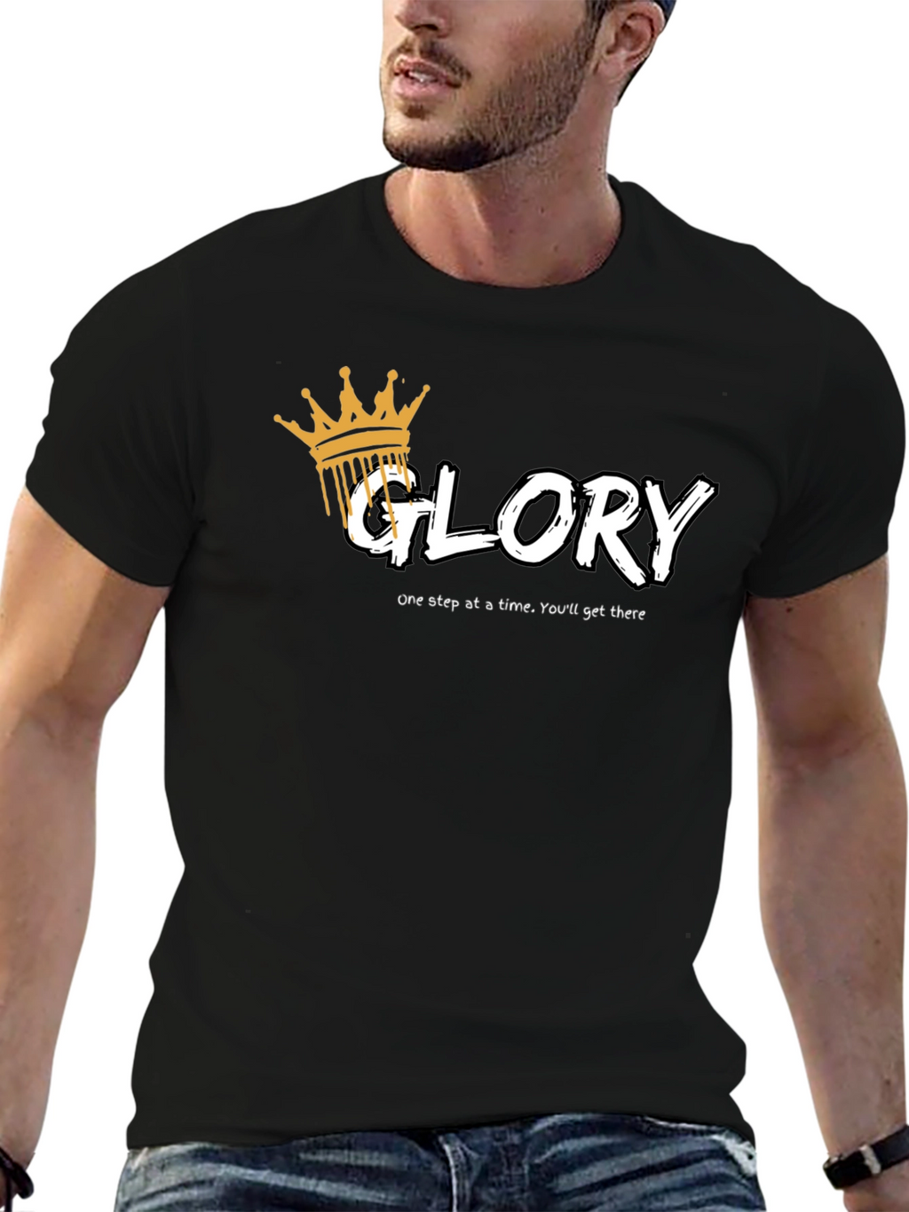 Glory Graphic T-Shirt - Inspirational Design