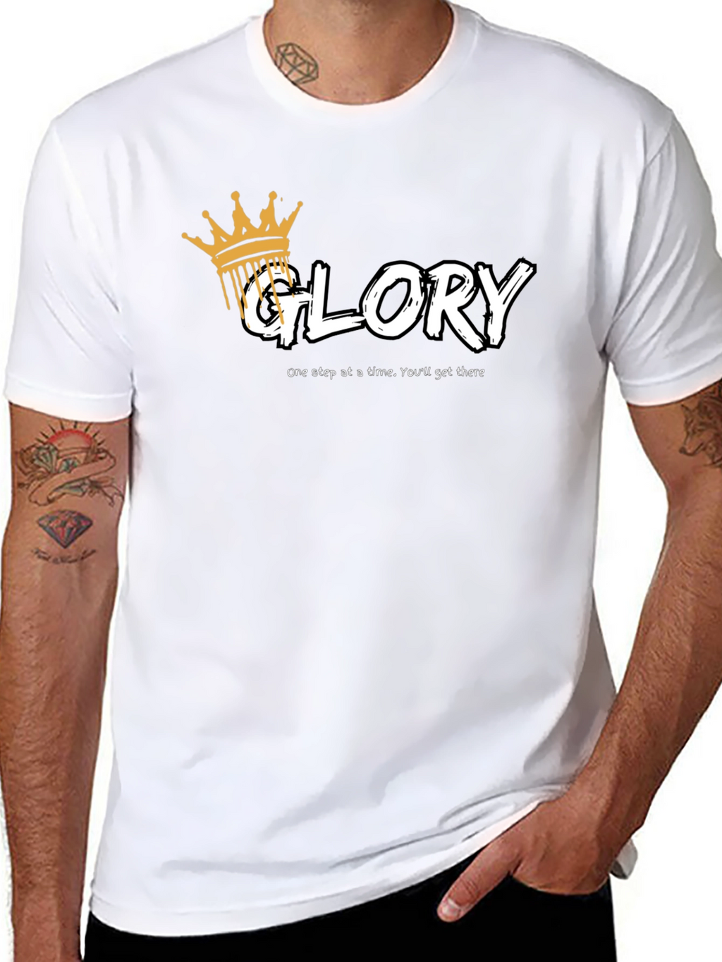 Glory Graphic T-Shirt - Inspirational Design