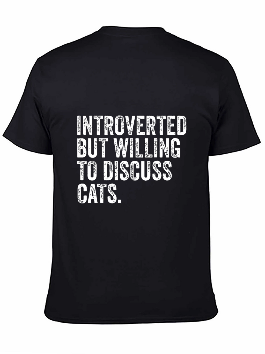 Introverted Cat Lover T-Shirt - Funny Tee