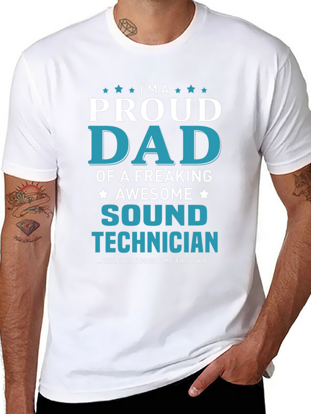 Proud Dad of a Sound Technician T-Shirt
