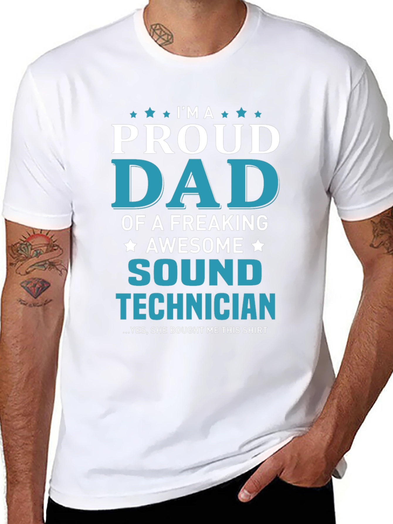 Proud Dad of a Sound Technician T-Shirt