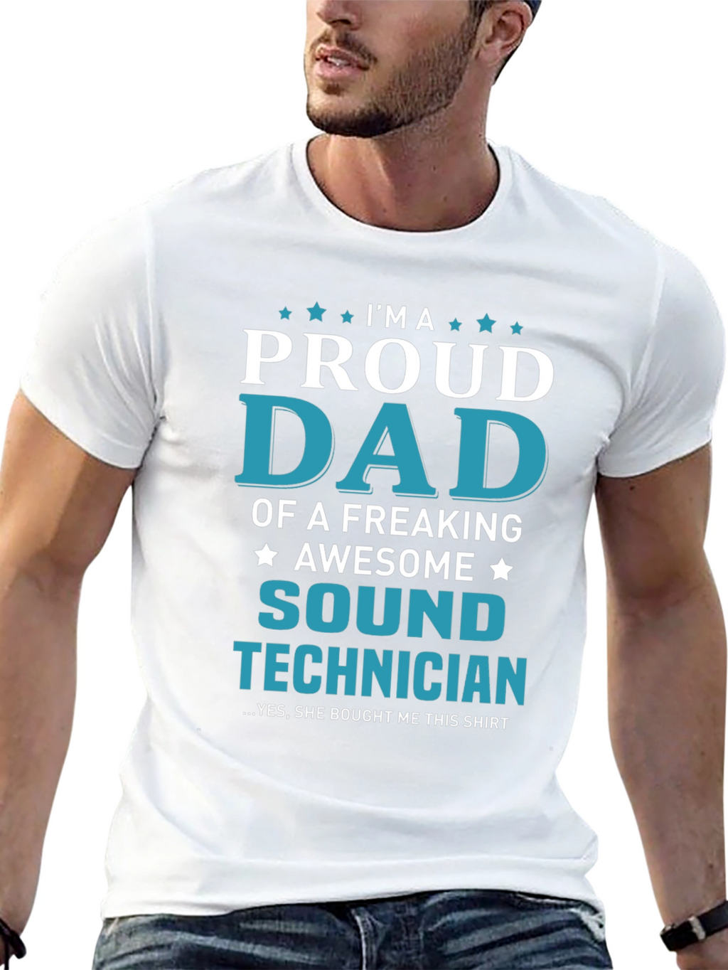 Proud Dad of a Sound Technician T-Shirt