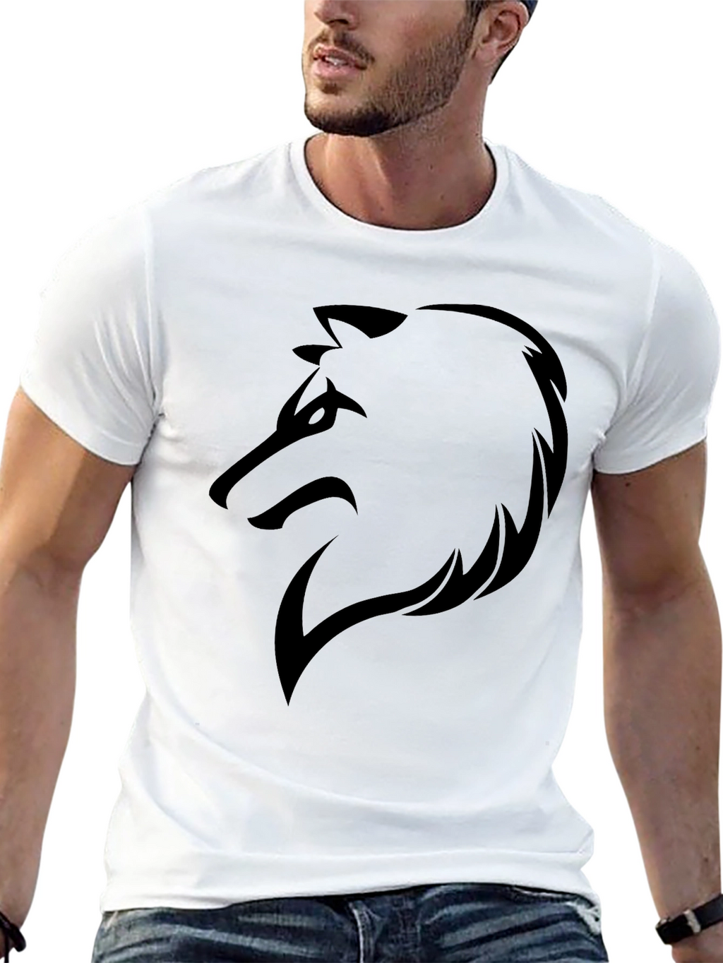 Black Wolf Graphic Tee