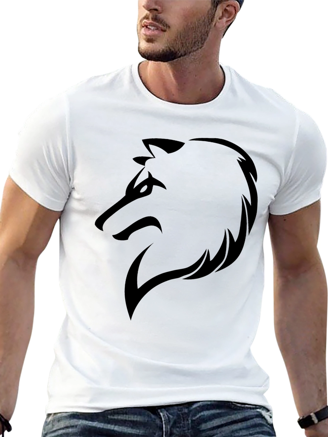 Black Wolf Graphic Tee