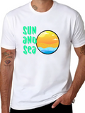 Sun and Sea Graphic Tee - Relaxed Fit