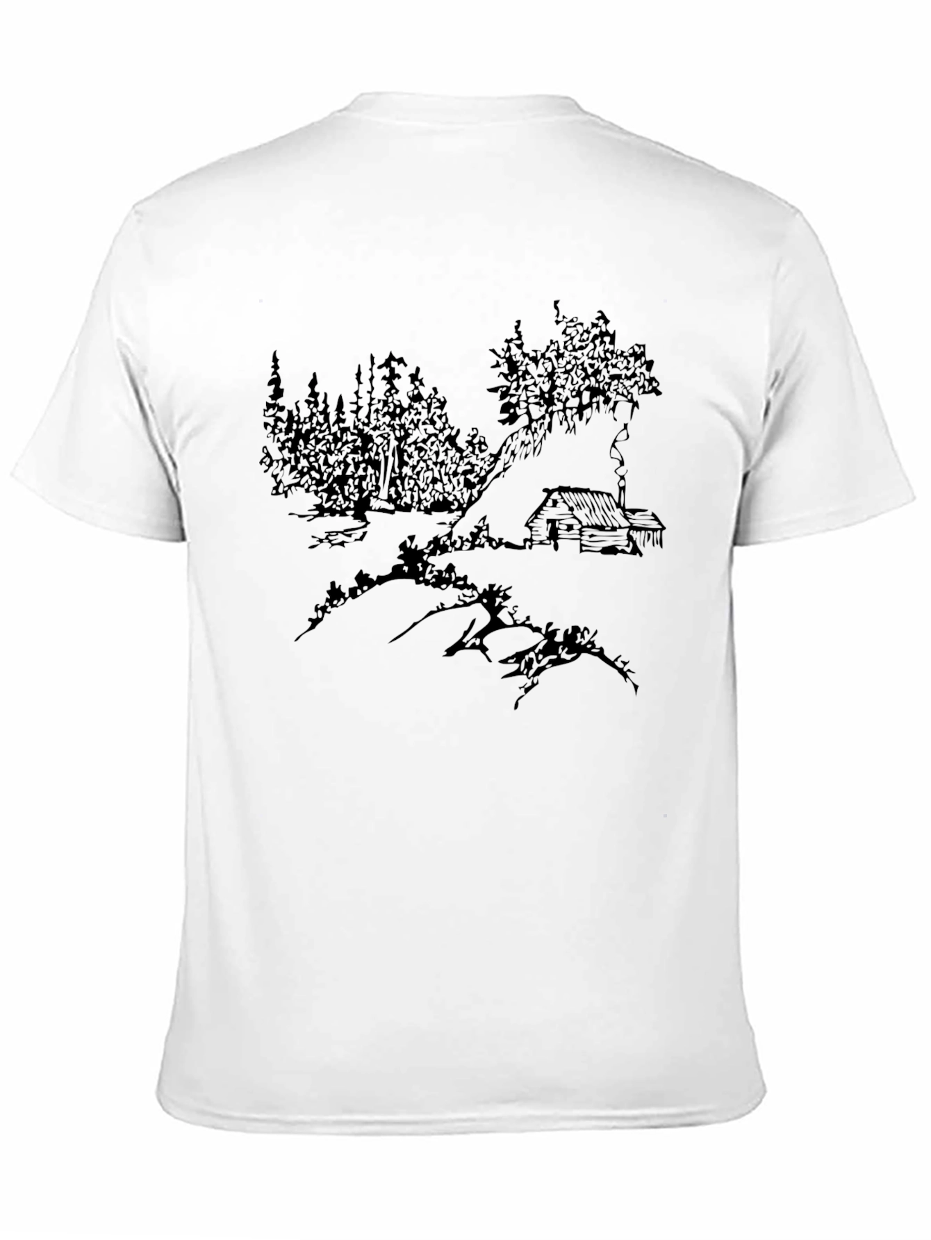 Cabin in the Woods Black Graphic Tee