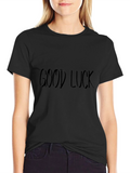 Good Luck Black Tee