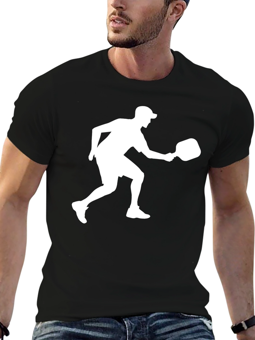 Pickleball Player Graphic T-Shirt